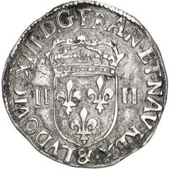 1/4 Écu - Louis XIII