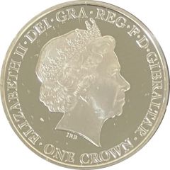 1 Crown - Elizabeth II 90th Birthday - 4th Effigy, Silver Proof