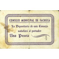 1 Peseta Facheca