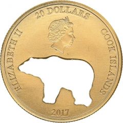 20 Dollars - Elizabeth II Brown bear