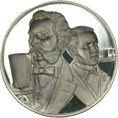 Medal - Postmasters of America Invention of the Telephone