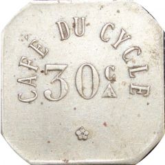 30 centimes - Café du Cycle - Nantes 44