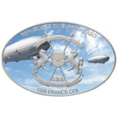1500 Francs CFA Airship LZ 129 Hindenburg