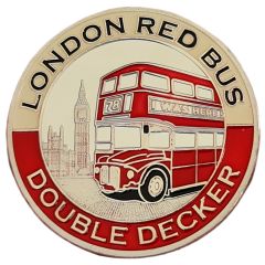 Medal - London Double Decker Red Bus