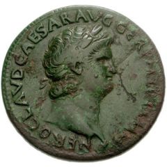 Sestertius - Nero ADLOCVT COH S C