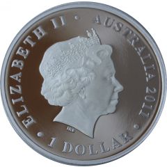 1 Dollar - Elizabeth II 4th Portrait - Heard and McDonald Islands, Penguin
