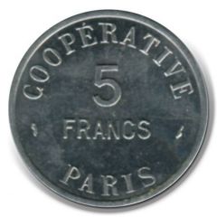 5 Francs Coopérative de l`Atelier des Monnaies et Médailles