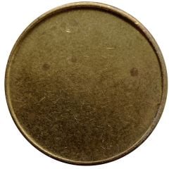 Blank Token Brass/with rim/22mm