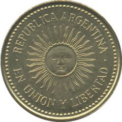 5 Centavos smooth edge, magnetic
