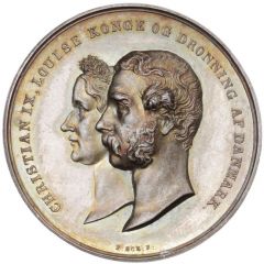 Medal - Christian IX Silver wedding Anniversary