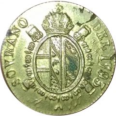 Poids monétaire Souverain d`Or Francis II, Milan, Lombardie