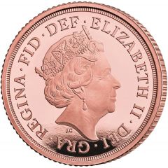1/2 Sovereign - Elizabeth II 5th portrait, Queens 95th Birthday