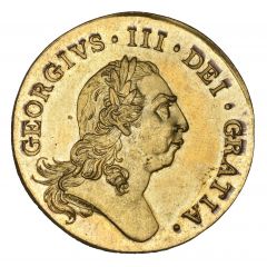 Medalet - George III Visit to St Paul, gilt