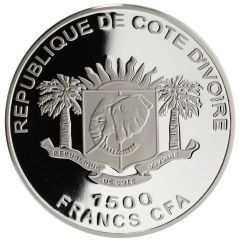 1500 Francs CFA Colossus of Rhodes