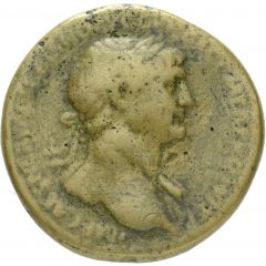 Sestertius - Trajan S P Q R OPTIMO PRINCIPI S C BASILICA VLPIA