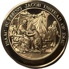 Medal - Thomason Medallic Bible Isaac Blessing Jacob