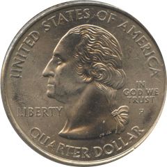 1/4 Dollar `Washington Quarter` Oregon