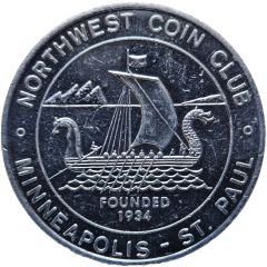 Medal - Northwest Coin Club Minneapolis - St. Paul, Minnesota