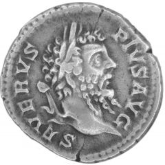 Denarius - Septimius Severus P M TR P XVII COS III P P, Neptune