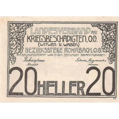 20 Heller Rohrbach - Landesverband der Kriegsbeschädigten