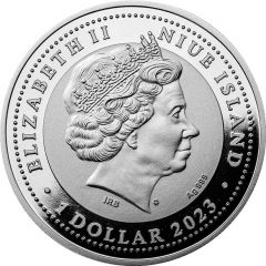 1 Dollar - Elizabeth II Posthumous, Year of the Rabbit: 7 elements