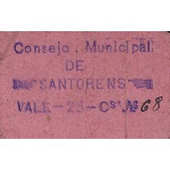 25 Céntimos Santoréns