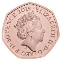 50 Pence - Elizabeth II The Snowman, Gold Proof