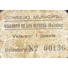 1 Peseta Villarta de los Montes