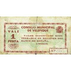 1 Peseta Velefique