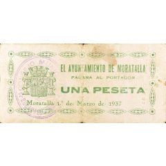 1 Peseta Moratalla