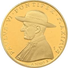 Medal - Visit of Pope Paul VI in the Holy Land