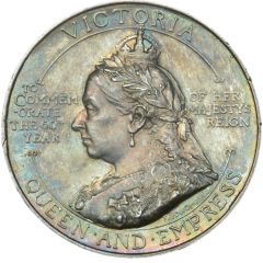 Medal - Victoria Diamond Jubilee; `Heirs to the Throne`, silver
