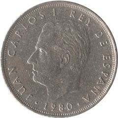 25 Pesetas - Juan Carlos I España `82