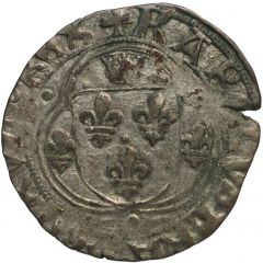 Blanc with crown of Provence - Charles VIII Aix