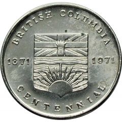Medal - British Columbia Centennial A Century of Progress