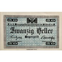 20 Heller Aschach a. d. Donau POW