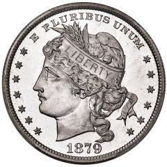1 Dollar `1879 Goloid Metric Dollar` Pattern, Aluminium