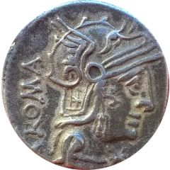 Denarius - Marcus Caecilius Metellus ROMA / M•METELLVS•Q•F