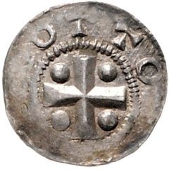 Denier - Otto II / Otto III Speyer mint