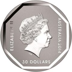 30 Dollars - Elizabeth II 4th Portrait - Koala Road Sign