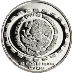 2 Pesos Disco de la Muerte - 1/2 oz Silver Bullion