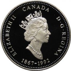25 Cents - Elizabeth II Northwest Territories, Silver Proof Issue