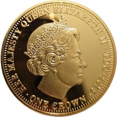 1 Crown - Elizabeth II Captain James Cook