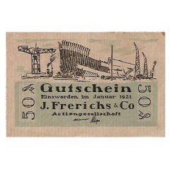 50 Pfennig Einswarden, J. Frerichs