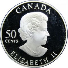 50 Cents - Elizabeth II Golden Forget-Me-Not