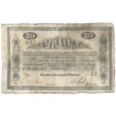 20 Pounds Commercial Bank of Scotland