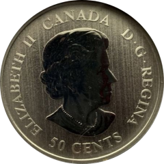 50 Cents - Elizabeth II Edmonton Oilers