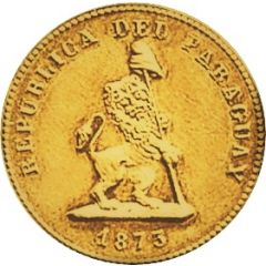 5 Pesos Fuertes Gold Pattern