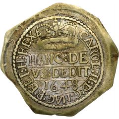 1 Shilling - Charles II Pontefract siege coinage