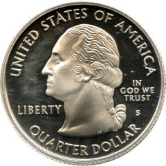 1/4 Dollar `Washington Quarter` Oklahoma